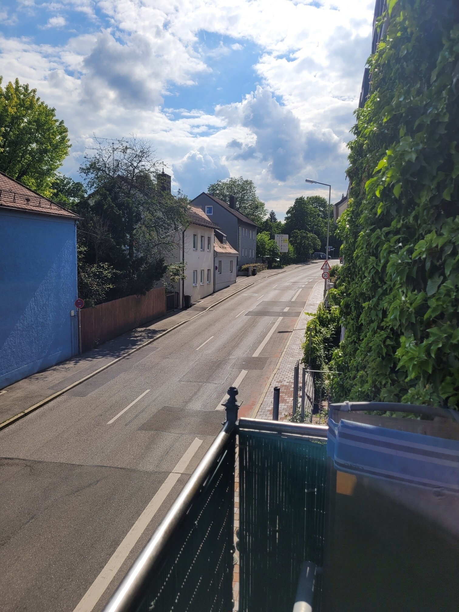 Ausblick vom Balkon